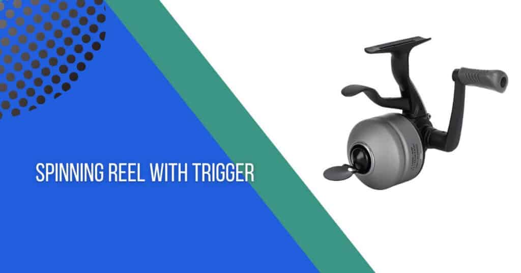 spinning reel with trigger